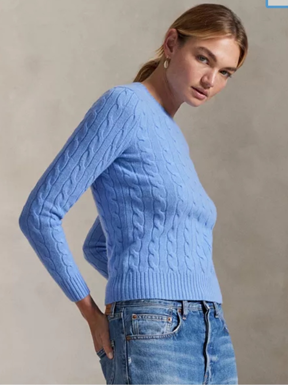 POLO RALPH LAUREN CABLE KNIT SWEATER